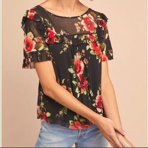 ‼️NWOT Anthro Sunday in Brooklyn Fabiana Floral Top‼️